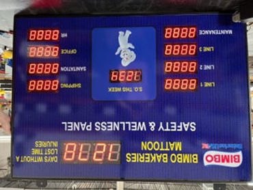 Picture for category Indoor Safety Scoreboards